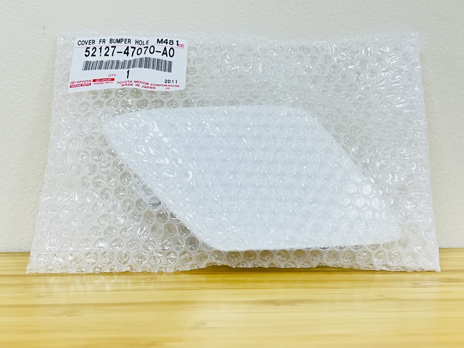 Front Bumper Hole Cover - Prius - Right Side (52127-47070-A0)